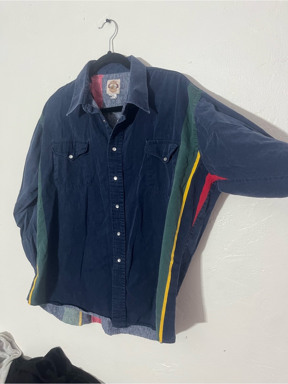 Old El Paso Shirt Works Extra Long Tail XL 100% Cotton Western Colorful Rodeo
